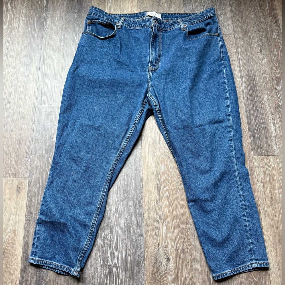 A&F Abercrombie & Fitch High Rise Curve Love Skinny Jeans 34 / 18 s